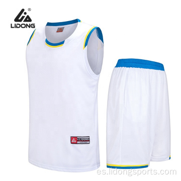 Jerseys de uniformes de baloncesto para hombres personalizados al por mayor